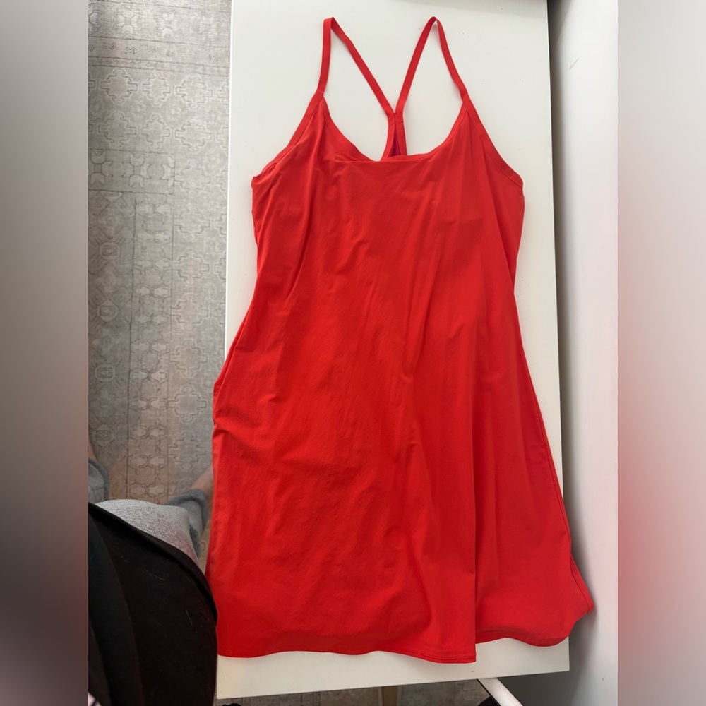 Outdoor Voices Orange Exercise Dress